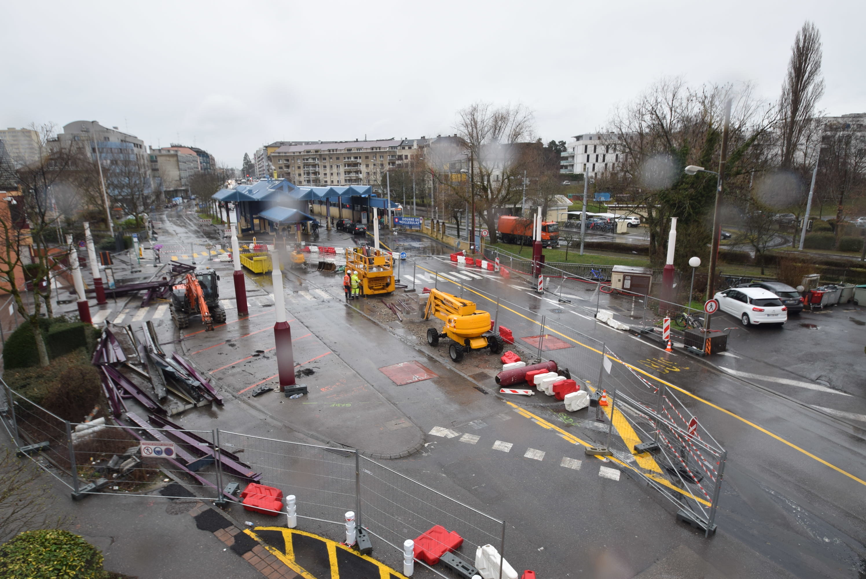 Fin travaux douane