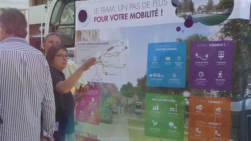 Tram Annemasse Genève apéro réseau