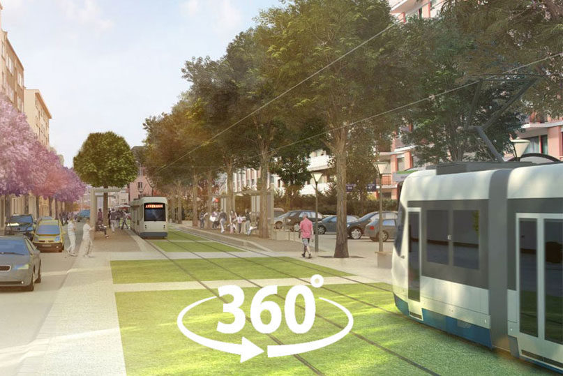 Tram Annemasse Geneve application realite virtuelle