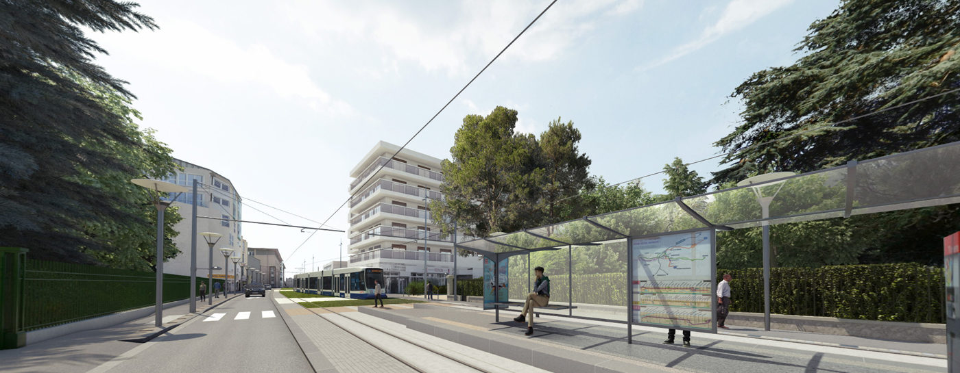 rue du parc - vue 3D