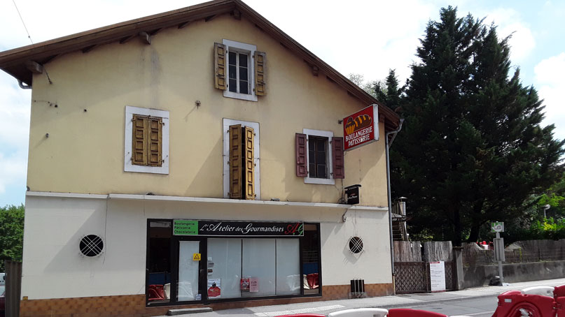 Tram Annemasse Genève démolition boulangerie gaillard avant travaux